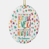 DIT WORDT HET BESTE JAAR OOIT! KERAMISCH ORNAMENT (Rechts)