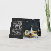 DIT WORDT HET BESTE JAAR OOIT! ZILVER FEESTDAGEN KAART (Voorkant)