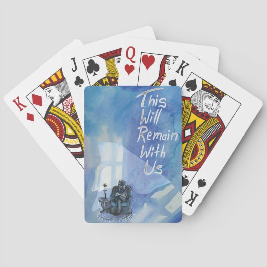 Dit Zal Bij Ons Blijven Pokerkaarten (Achterkant)