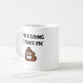 Dit zal me in de steek laten koffiemok (Voorkant links)