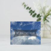 "Dit zal niet eeuwig duren" roept sociale vervormi Briefkaart (Staand voorkant)