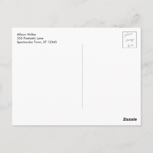 Dit zal nooit de sociale vervorming van het oude l briefkaart (Achterkant)