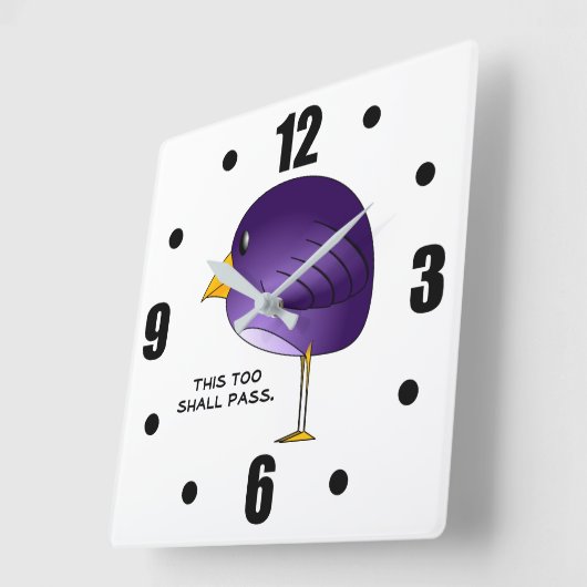 Dit zal ook overgaan vierkante klok (Hoek)