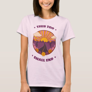 Dit Zal Ook Voorbij Mantra van Meditatie T-shirt