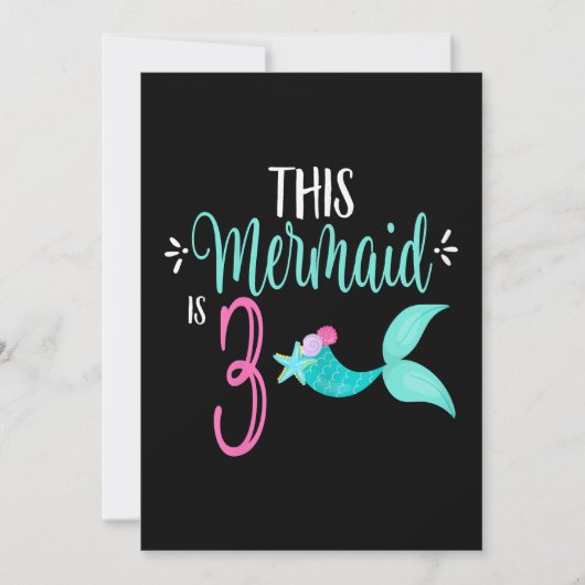 Dit zeemeermin is 3 zeemeerminnen-meisje van de de (Voorkant)