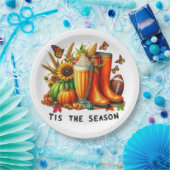 Dit zijn de Borden van het Seizoenpapier Papieren Bordje (Feest)