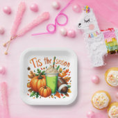 Dit zijn de Borden van het Seizoenpapier Papieren Bordje (Feest)