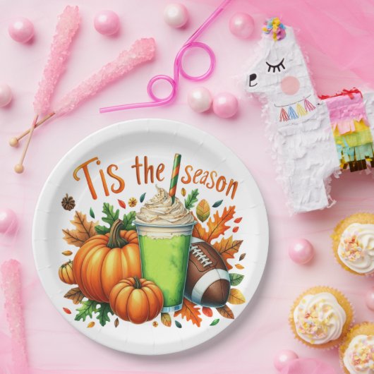 Dit zijn de Borden van het Seizoenpapier Papieren Bordje (Feest)