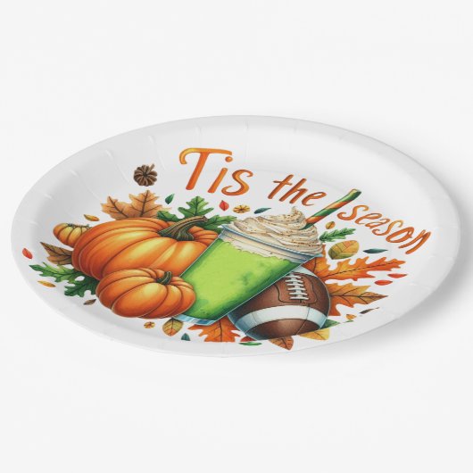 Dit zijn de Borden van het Seizoenpapier Papieren Bordje (Gekanteld)