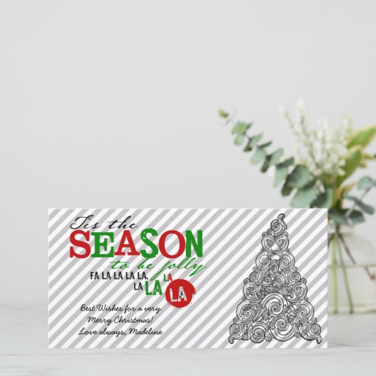 Dit zijn de Seizoensfotokaarten Feestdagenkaart (Staand voorkant)