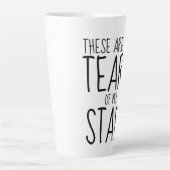 Dit Zijn De Tranen Van Mijn Personeel Latte Mok (Voorkant)