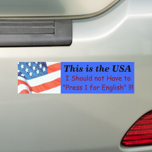 Dit zijn de Verenigde Staten Bumpersticker (Op auto)