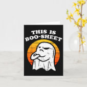 Dit zijn een paar spookachtige Halloweenmeisjes Kaart (Gele Bloem)