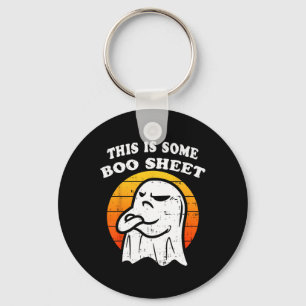 Dit zijn een paar spookachtige Halloweenmeisjes Sleutelhanger