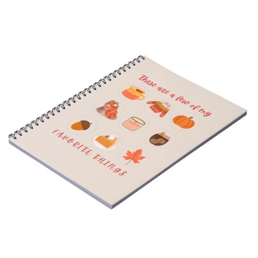 Dit zijn een paar van mijn favoriete dingen notitieboek (Linkerzijde)