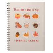 Dit zijn een paar van mijn favoriete dingen notitieboek (Voorkant)