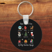 Dit zijn een paar van mijn favoriete dingen sleutelhanger (Voorkant)