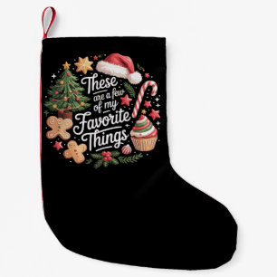 Dit zijn een paar van mijn favoriete kerstdingen kleine kerstsok