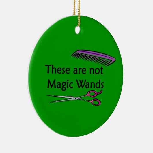 Dit zijn geen kerstversiering van de Magic Wands Keramisch Ornament (Rechts)