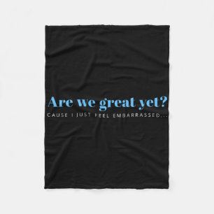 Dit zijn geen normale anti-Trump Design Fleece Deken