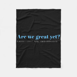 Dit zijn geen normale anti-Trump Design Fleece Deken