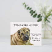 Dit zijn geen rimpels... Het zijn karakterlijnen Briefkaart (Staand voorkant)