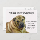 Dit zijn geen rimpels... Het zijn karakterlijnen Briefkaart (Voorkant / Achterkant)