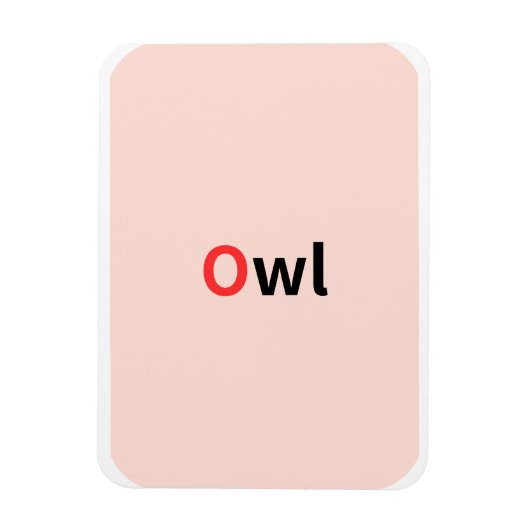 Dit zijn gekleurde alfabet flashcards. magneet (Verticaal)