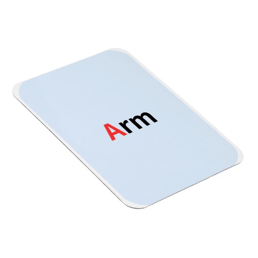 Dit zijn gekleurde alfabet flashcards. magneet (Rechterzijde)