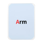 Dit zijn gekleurde alfabet flashcards. magneet (Verticaal)