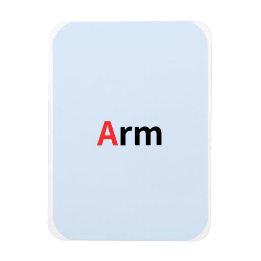 Dit zijn gekleurde alfabet flashcards. magneet (Verticaal)