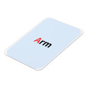 Dit zijn gekleurde alfabet flashcards. magneet (Linkerzijde)