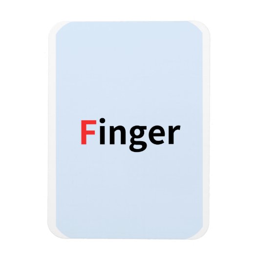 Dit zijn gekleurde alfabet flashcards. magneet (Verticaal)