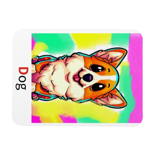 Dit zijn gekleurde alfabet flashcards. magneet (Horizontaal)