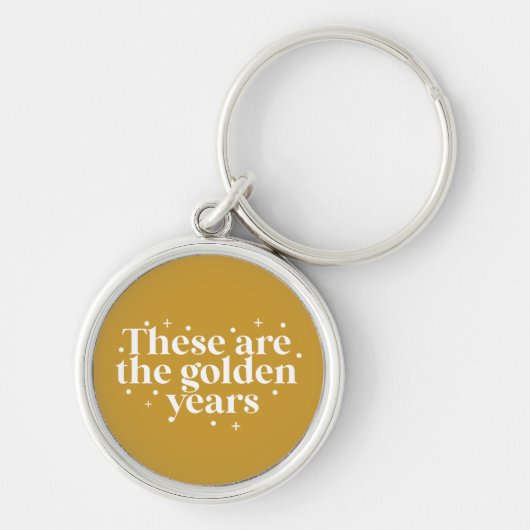 Dit zijn gouden jaren sleutelhanger (Voorkant)