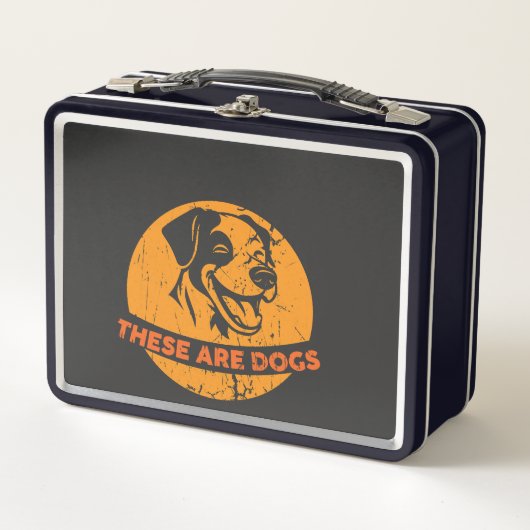 Dit Zijn Honden Moedig En Grappig Retro Hond Liefh (Voorkant)