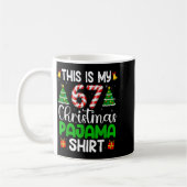Dit zijn mijn 67 kerstpyjama's grappig zes zeven m koffiemok (Links)
