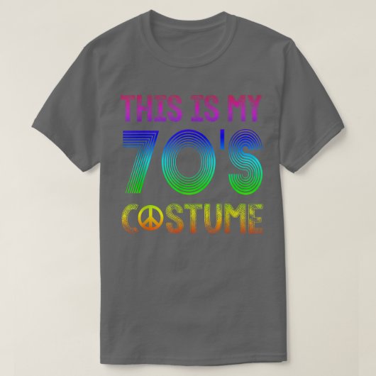 Dit zijn mijn 70s Costume Funny Halloween Party Gi T-shirt (Design voorkant)