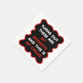 Dit zijn mijn apen en dit is mijn circus servet (Hoek)