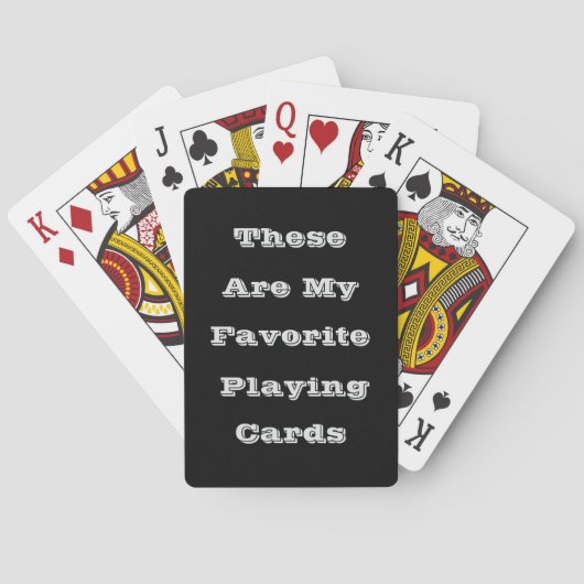 Dit zijn mijn favoriete speelkaarten (Achterkant)