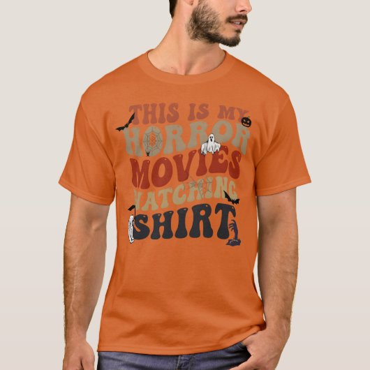 Dit zijn mijn grappige horrorfilms t-shirt (Voorkant)