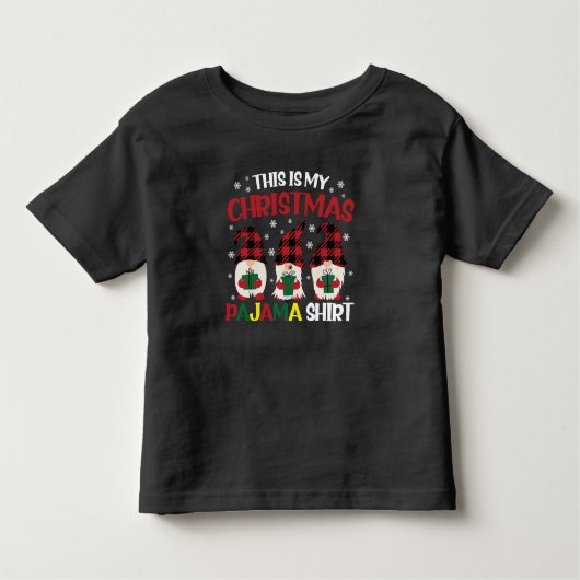 Dit zijn mijn kerst pyjama Shirt familie kabouters (Voorkant)