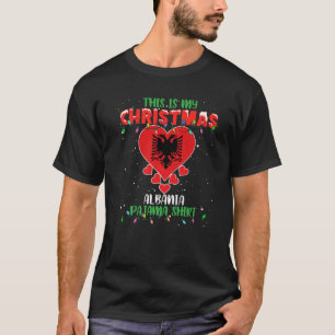 Dit zijn mijn kerstlichtjes, ik hou van de Albanes T-shirt