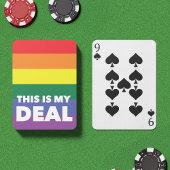 Dit zijn mijn kleuren van de Deal Pride Pokerkaarten