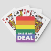 Dit zijn mijn kleuren van de Deal Pride Pokerkaarten (Achterkant)