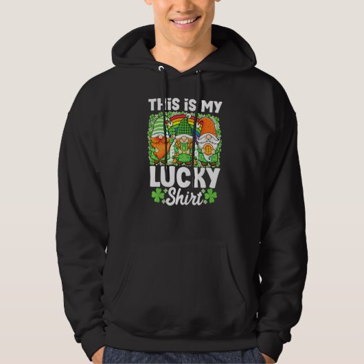 Dit zijn mijn Lucky Shenanigans met Gnomies St Pat Hoodie (Voorkant)