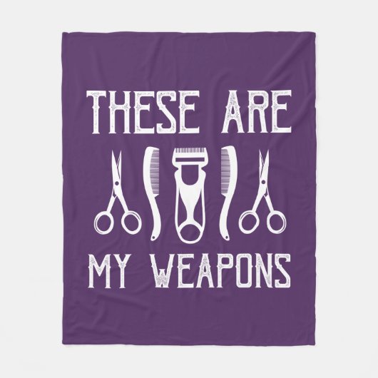 Dit zijn mijn wapens fleece deken (Voorkant)