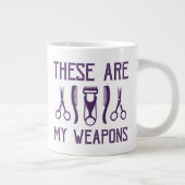 Dit zijn mijn wapens grote koffiekop (Rechts)