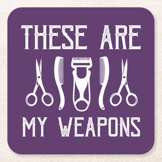 Dit zijn mijn wapens kartonnen onderzetters (Voorkant)