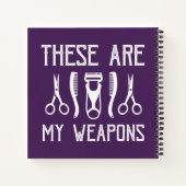 Dit zijn mijn wapens notitieboek (Achterkant)